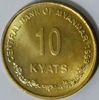 Myanmar - 10 Kyats 1999, KM# 62 (#1548) - Birmania