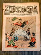 L'épatant N° 1318 LES PIEDS NICKELES FORTON  CALLAUD 02/11/1933 Pub BANANIA Et POULAIN - Pieds Nickelés, Les