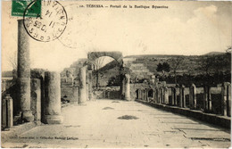 CPA AK TEBESSA Portail De La Basilique Byzantine ALGERIE (1291623) - Tebessa