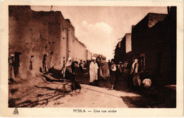 CPA AK M'SILA Une Rue Arabe ALGERIE (1291747) - M'Sila