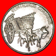 * CANADA (1989-1991): DOMINICAN REPUBLIC ★ 25 CENTAVOS 1991 MINT LUSTRE! OXEN! LOW START ★ NO RESERVE! - Dominikanische Rep.