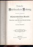 1891, " Deutsche Briefmarken-Zeitung Zeitung " Von Dr. Hans Brendicke , Selbstverlag, 1 Band , RR 1 - Allemand (jusque 1940)