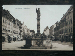 251 - AK STRAUBING - Ludwigsplatz - 1913 - Straubing