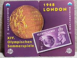 2 Télécartes Mercurycard 1£ Jeux Olympiques LONDON 1948 - Giochi Olimpici