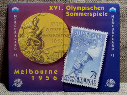 2 Télécartes Mercurycard 1£ Jeux Olympiques MELBOURNE 1956 - Giochi Olimpici