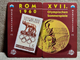 2 Télécartes Mercurycard 1£ Jeux Olympiques ROMA 1960 - Giochi Olimpici