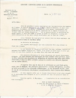 Lettre,  GRANDE CHANCELLERIE DE LA LEGION D'HONNEUR, 1962,  Nomination : CHEVALIER,  Frais Fr 1.65 E - Unclassified