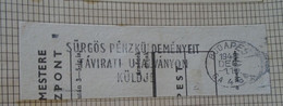 ZA414.96  Hungary Special Postmark -    Send Your Urgent Remittances By Telegraphic Order 1948 DEC 1. 19h  Budapest - Hojas Completas