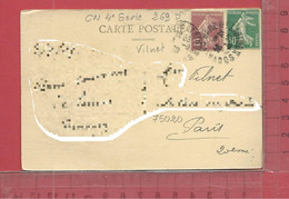 CARTE NOMINATIVE : VILNET  à  75020  Paris - Genealogy