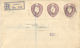 GB 1907 King Edward VII 1½d Purple Superb Postal Stationery Envelope Printed To Private Order Together With Ditto Two - Storia Postale