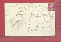 CARTE NOMINATIVE : LAZES  à  33710  Bourg - Genealogy