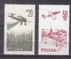 R3817 - POLOGNE POLAND AERIENNE Yv N°57/58 ** - Unused Stamps