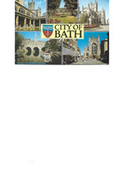 Scotland  - Postcard Used  1996   - City Of Bath  - Collage Of Images - 2/scans - Bath