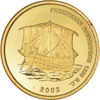Monnaie, Ghana, Polaris, 500 Sika, 2002, Proof, FDC, Or - Ghana