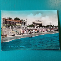 Cartolina S. Felice Circeo - Spiaggia. Viaggiata 1959 - Latina