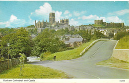 DURHAM CATHEDRAL AND CASTLE, DURHAM, ENGLAND. Circa 1973 USED POSTCARD   Wd1 - Durham City