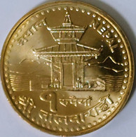 Nepal - 1 Rupee VS2062 (2005), KM# 1181 (#1550) - Nepal