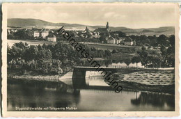 Dippoldiswalde Mit Talsperre Malter - Foto-Ansichtskarte - Verlag Paul Quase Dippoldiswalde - Dippoldiswalde