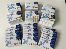Sammlung Amtlicher EURO-Kursmünzensätze Aller Prägeorte Der Jahre 2002-2010 "Spiegelglanz (PP)" (45 Sätze) - Mint Sets & Proof Sets