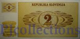 SLOVENIA 2 TOLARJEV 1990 PICK 2s1 SPECIMEN UNC - Slowenien