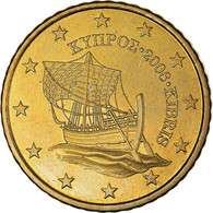 Chypre, 50 Euro Cent, Kyrenia Ship, 2008, SPL+, Or Nordique - Cyprus