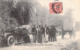 CPA Thèmes - Politique - Route D'Etampes - Chalo Saint Mard - L'Hindou Ramanah - Curé De Chatenay - Oblitéré 1906 - Evenementen