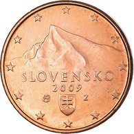 Slovaquie, Euro Cent, 2009, Kremnica, SPL+, Cuivre - Slovaquie