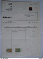 1969 Pireaux Imprimeries Liège Facture Programmes Sebastien Parmi Les Hommes De Film Cinema Forum Churchill Taxe 74 Fr - Printing & Stationeries