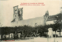 Réméréville * Place Et L'église * Bombardements * Guerre 1914 1915 - Andere & Zonder Classificatie