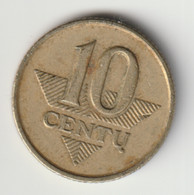 LIETUVA 2007: 10 Centu, KM 106 - Lithuania