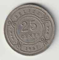 BELIZE 1987: 25 Cents, KM 36 - Belize