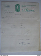 1984 Biljarts W. Tremerie Gent Factuur 2 Doelen - Sports & Tourism