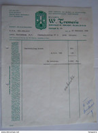 1980 Biljarts W. Tremerie Gent Factuur Herstelling Keuen - Sport En Toerisme