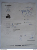 1987 Ch. Detobel Hever Schiplaken Faktuur Verhuring Van Taxi-Billard Toestellen Biljart - Sports & Tourisme