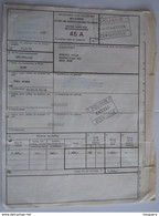 1972 Aangifte Invoer Douane Zeebrugge BTW 1243 Fr Fiskale Zegels + Factuur Burton Henwood Meubels - Documenti