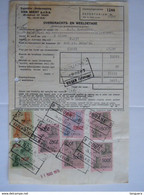 1970 Bulletin Overdrachts- En Weeldetaks Douane Essen (station) 5453 Fr - Dokumente