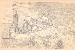 CPA - Politique - Le Gouffre - Victa - Illustration - Chamberlain - Salisbury - Edouard - Transval - Dos Non Divisé - Satirische
