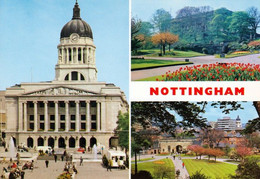 1 AK England * Nottingham - Council House - Castle Grounds - View From Castle Terace * - Nottingham