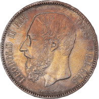 Monnaie, Belgique, Leopold II, 5 Francs, 5 Frank, 1871, TTB+, Argent, KM:24 - 5 Francs