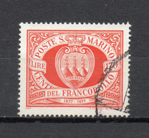 SAINT MARIN   N° 943   OBLITERE   COTE  0.20€    PREMIER TIMBRE DE SAINT MARIN - Used Stamps