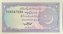 Pakistan 2 Rupees, P-37 (1985) - UNC - Sign. Varity - Pakistan