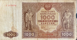 Poland 1.000 Zloty, P-122 (15.01.1946) - Fine - Pologne