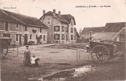 CPA - Verneuil L'Etang - La Ferme - Fermes