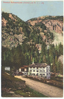 ANDEER Pension Gasthaus Zur Roflaschlucht Post-Kutsche Gel. 1918 N. Speicher - Andeer