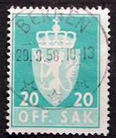 Norway 1957  Minr.71X BERGEN   (Lot E 373 ) - Service