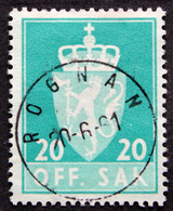 Norway 1957  Minr.71X ROGNAN   (Lot E 374 ) - Service