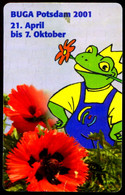 SCHEDA PHONECARD GERMANY P 04 03.01 BUGA BUNDESGARTENSCHAU 2001 POTSDAM - P & PD-Series: Schalterkarten Der Dt. Telekom