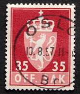 Norway 1955  Minr.74X   OSLO (Lot E 383 ) - Service