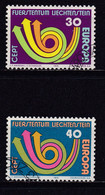 LIECHTENSTEIN, 1973, MNH Stamp(s) , Europe CEPT, Michel Nr(s). 579-580, Scannr. M22618 - Oblitérés