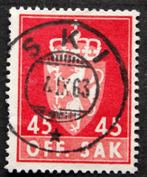 Norway 1958  Minr.76X  SKI  (Lot E 391 ) - Service